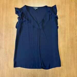 Express Black Sleeveless Dress Blouse - Size Small